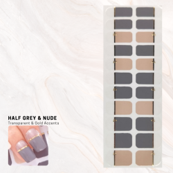 Half Grey & Nude